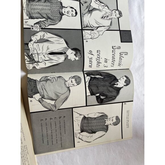Vintage Columbia Minerva Mens Knitting Pattern Books Vol 124 & 798 For Classic S - Picture 10 of 14